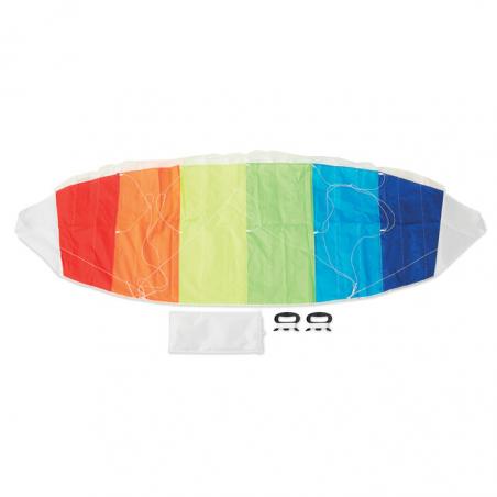 Rainbow design kite in pouch Arc