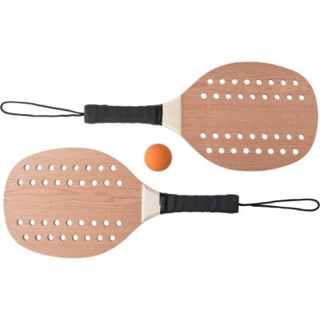 Raquettes de tennis en bois de rose Sergio