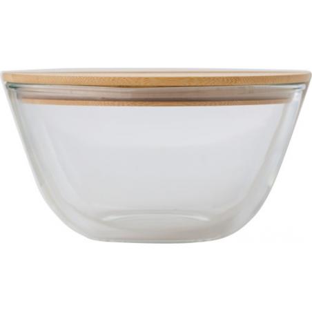 Glass salad bowl Isabeau