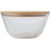 Glass salad bowl Isabeau