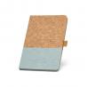 A5 notebook in cork and linen with lined sheets Klee