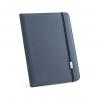 A4 folder in recycled polyester 100% rpet 300d with elastic closure Emerge folder ii