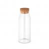 Borosilicate glass bottle with cork lid 1 litre Jasmin 1000