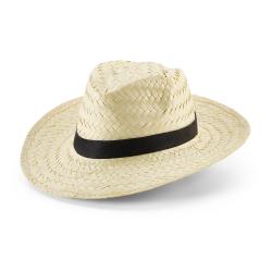 Natural straw hat with...