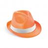 Hat in pp with white polyester ribbon Manolo poli