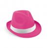 Hat in pp with white polyester ribbon Manolo poli