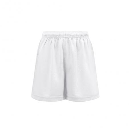 Pantaloncini sportivi per bambini. Bianco Thc match kids wh