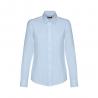 Womens longsleeved oxford shirt with pearl coloured buttons Thc tokyo women