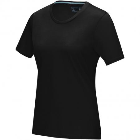 T-shirt azurite a manica corta da donna in tessuto organico 