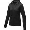 Felpa theron con cappuccio full zip da donna 