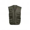 Waistcoat 200 gm² in polyester and cotton Thc pixel