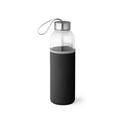 Glass and stainless steel sport bottle 520 ml Raise