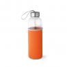 Glass and stainless steel sport bottle 520 ml Raise