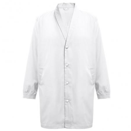 Cotton and polyester workwear jacket. White. White Thc minsk wh