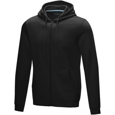 Sweat full zip à capuche ruby bio GOTS homme 