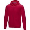 Felpa ruby da uomo con cappuccio e full zip in tessuto organico riciclato 