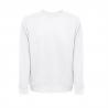 Sweatshirt unissexo em felpa italiana sem carda. Cor branca. Branco Thc colombo wh