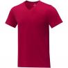 T-shirt somoto da uomo a manica corta con collo a V 