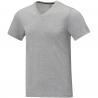 T-shirt somoto da uomo a manica corta con collo a V 