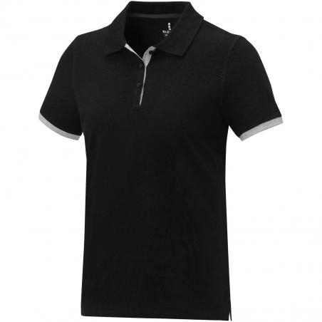 Morgan short sleeve women's duotone polo 