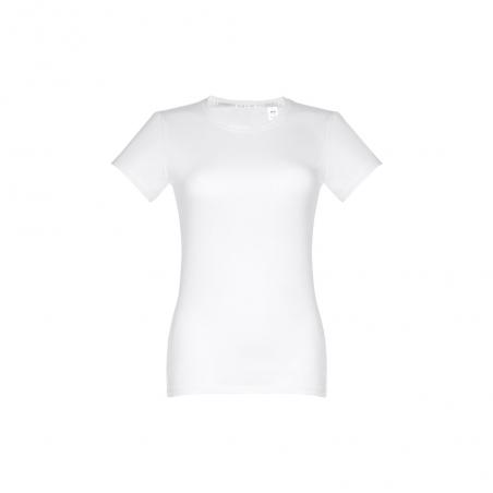 Tshirt da donna. Bianco Thc ankara women wh