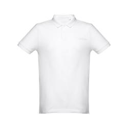 Mens polo shirt. White Thc...