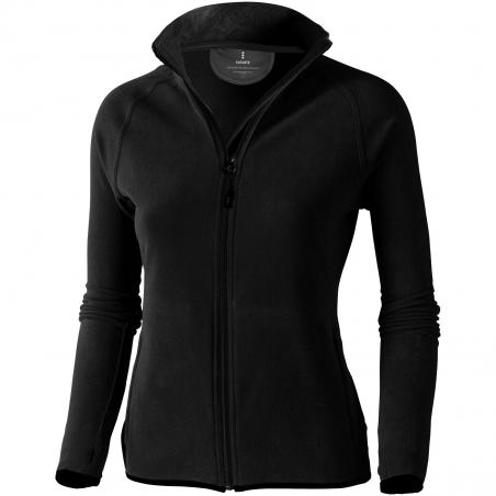 Giacca in microfleece brossard con zip intera da donna 