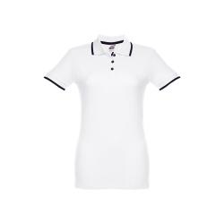 Womens polo shirt with...