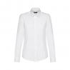 Womens longsleeved oxford shirt with pearl coloured buttons. White. White Thc tokyo women wh