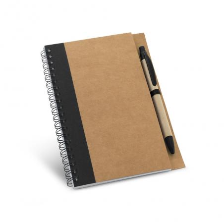 B6 spiralbound notepad with plain Asimov