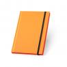 A5 notebook in fluorescent pu. Lined sheets Watters