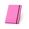 A5 notebook in fluorescent pu. Lined sheets Watters