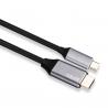 Câble USB Type-C vers HDMI 2.0 - 2M H-USBC-HDMI-2M2.0