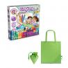 Educational game supplied with a 190t folding gift bag Crayon factory kit ii