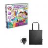 Educational game supplied with a 190t folding gift bag Crayon factory kit ii