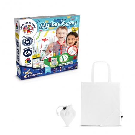 Kit educativo fornito con una borsa regalo pieghevole in 190t Diy pen factory kit ii