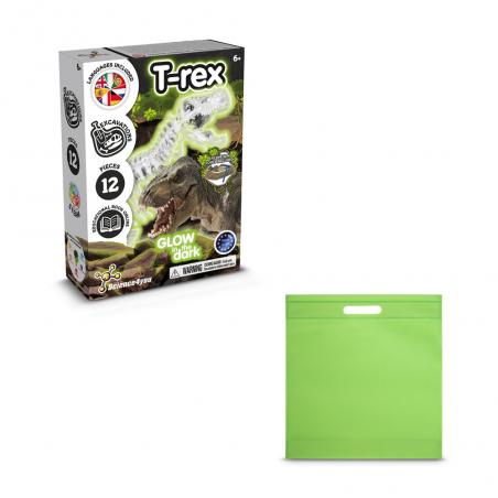 Educational game supplied with a nonwoven gift bag 80 gm² Fossil excavation kit iv