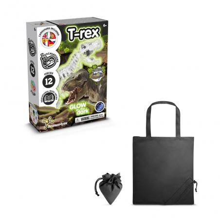 Educational game supplied with a 190t folding gift bag Fossil excavation kit v