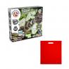 Educational game supplied with a nonwoven gift bag 80 gm² in 1 fossil excavation kit iv