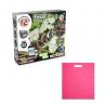 Educational game supplied with a nonwoven gift bag 80 gm² in 1 fossil excavation kit iv