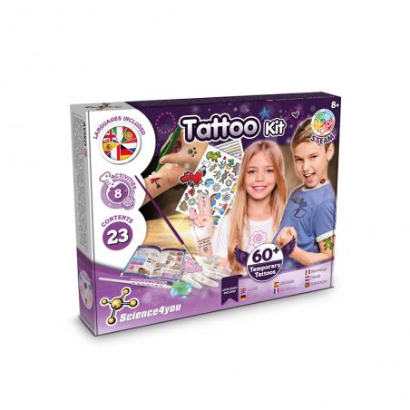 Gioco educativo fornito con un sacchetto regalo in carta kraft 100 gm² Tattoo factory kit ii