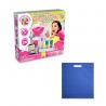 Educational game supplied with a nonwoven gift bag 80 gm² Perfume soap factory kit iv