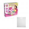 Educational game supplied with a nonwoven gift bag 80 gm² Perfume soap factory kit iv