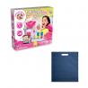 Educational game supplied with a nonwoven gift bag 80 gm² Perfume soap factory kit iv