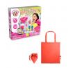 Educational game supplied with a 190t folding gift bag Perfume soap factory kit v