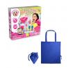 Educational game supplied with a 190t folding gift bag Perfume soap factory kit v