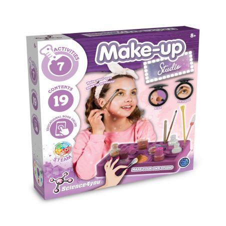 Educational kit supplied with a kraft paper gift bag 100 gm² Makeup studio kit iii