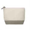 Bicolour cotton cosmetic bag Kleuren