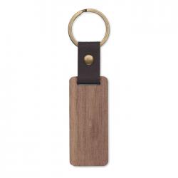 Key ring in walnut and pu...