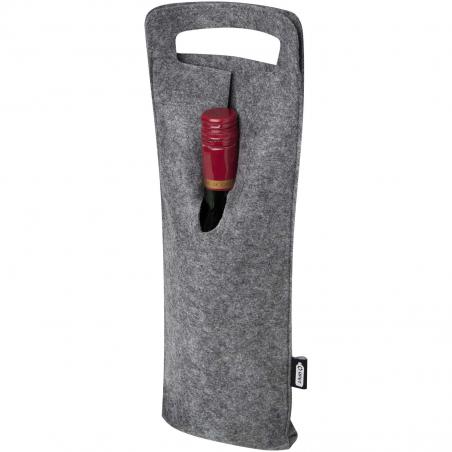 Felta 75 cl GRS recycled felt wine bag 